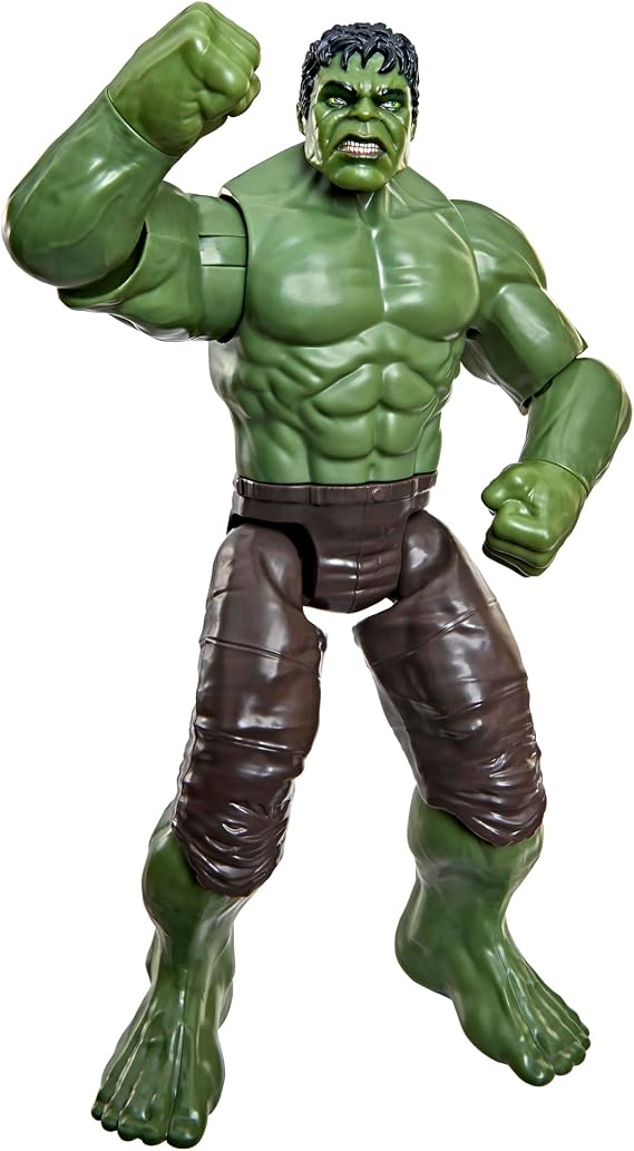 Marvel Spider-Man: Yepyeni Bir Gün Titan Serisi Hulk Aksiyon Figürü, 4 Yaş ve Üzeri Çocuklar için 29,7 cm Süper Kahraman Oyuncakları