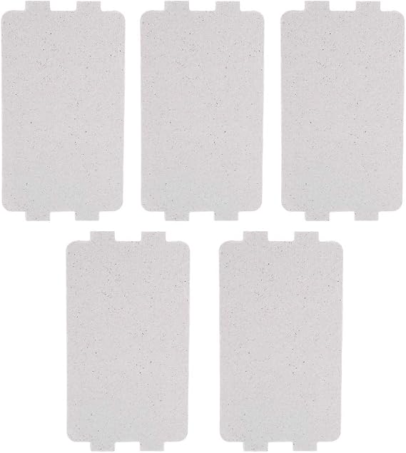 5pcs Waveguide Cover, Universal Microwave Oven Mica Plate Sheet Repairing Parts for Home Kitchen Office Restaurant Microwave Replacement Accessory