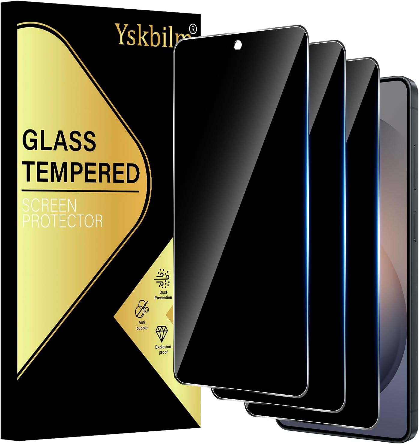 3 Stück Sichtschutz Schutzfolie für Samsung Galaxy S26 Ultra Panzer Schutz GlasAnti-Spy Schutzglas 9H Härte Bläschenfrei Kratzfest