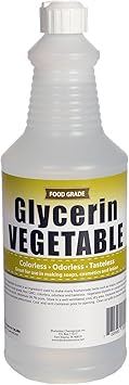Vegetable Glycerin - 1 Quart 32oz - All Natural, USP Grade - Food Grade Liquid Glycerin