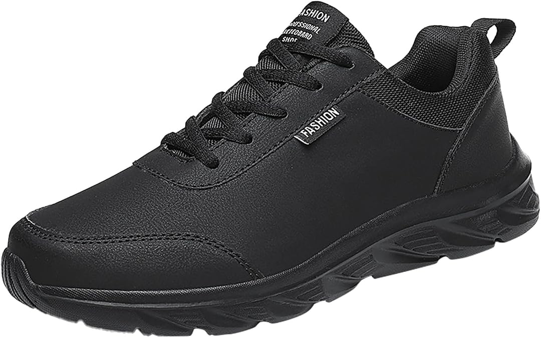 Outdoor Men Mountaineering Casual Sport Shoes Lace Up Solid Color Running Breathable Soft Bottom Shoes Casual Sneaker Shoes for Men