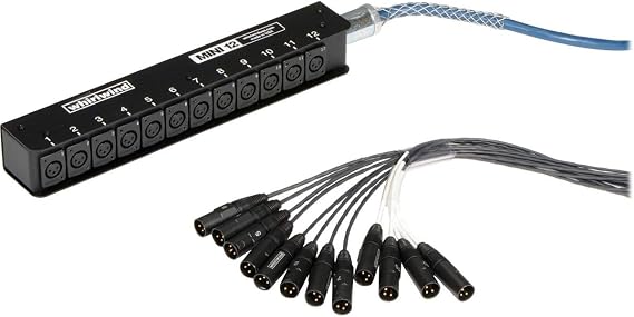 Whirlwind Mini 12 Low Profile Audio Drop Snake - 25 Feet
