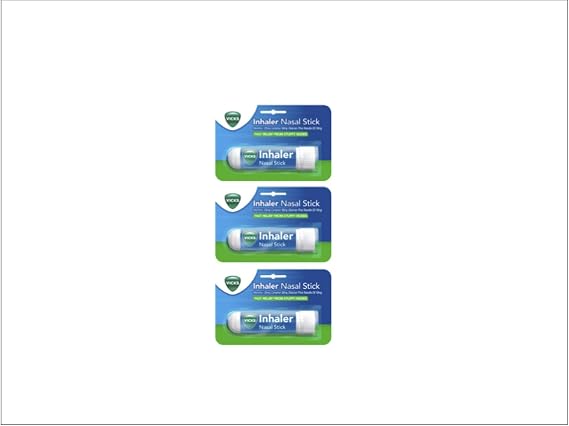 3 x Vicks Inhaler Nasal Stick 0.5ml