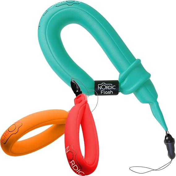 Camera Floats 1p Turquoise Bundle with Camera Floats 2p Red Orange