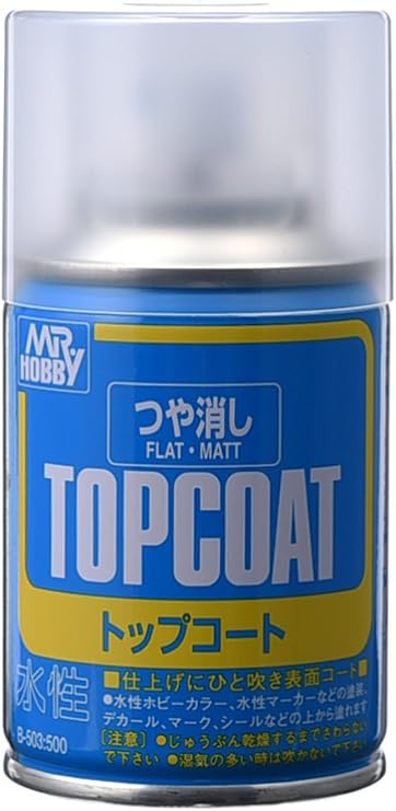 TOPCOAT Gundam Mr. Hobby Top Coat Flat NET 88ml. Spray