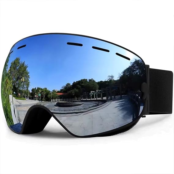 Ski/Snowboard Goggles, OTG Anti-Fog,100% UV Protection Snow Goggles, for Men Women