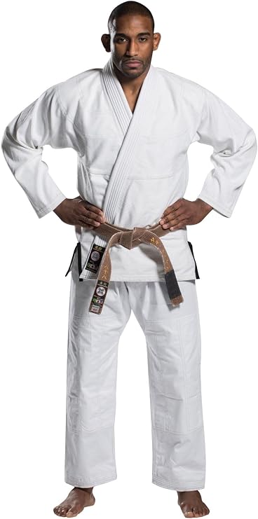 Ronin Brand Plain BJJ Gi - Unisex Brazilian Jiu-Jitsu Gi - 100% Finest Pre Shrunk Cotton 420 GSM Pearl Weave Material
