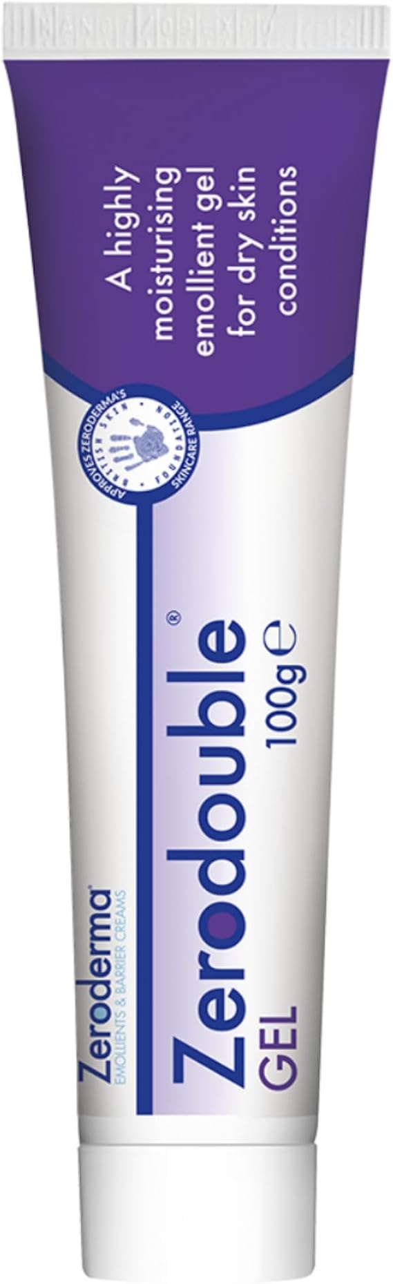 Zeroderma Zerodouble Gel, 2-in-1 Moisturiser & Soap Substitute, Highly Moisturising Gel for Dry Skin Conditions such as Eczema, Psoriasis & other Dry Skin Conditions. 100g