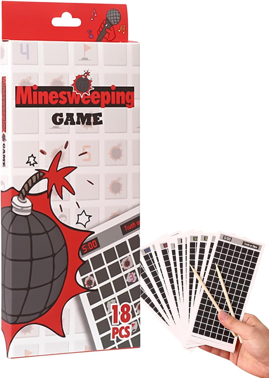 Scratch Card Party Favors | Fun Challenging Puzzle Scratch Cards,Board Game Multi Player Tabletop Activities for Birthdays Vacation Camping Home Family Nights Friend Gatherings