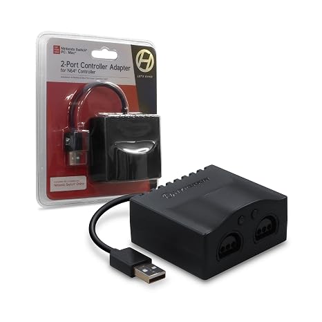 2-Port Controller Adapter for N64 / Nintendo Switch/PC