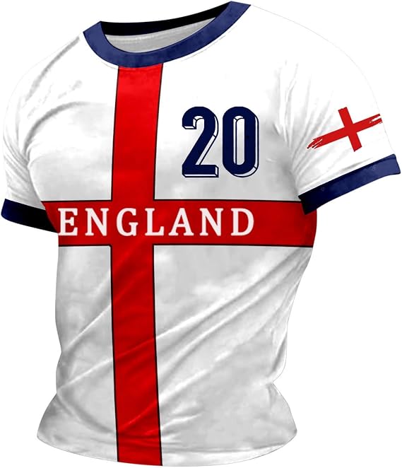 Personalised World Cup Football Jersey 3D Print Football Shirt with Your Name and Number Hip Hop Football Jersey for Men Women Children Casual Sports Fan T-Shirt Jersey