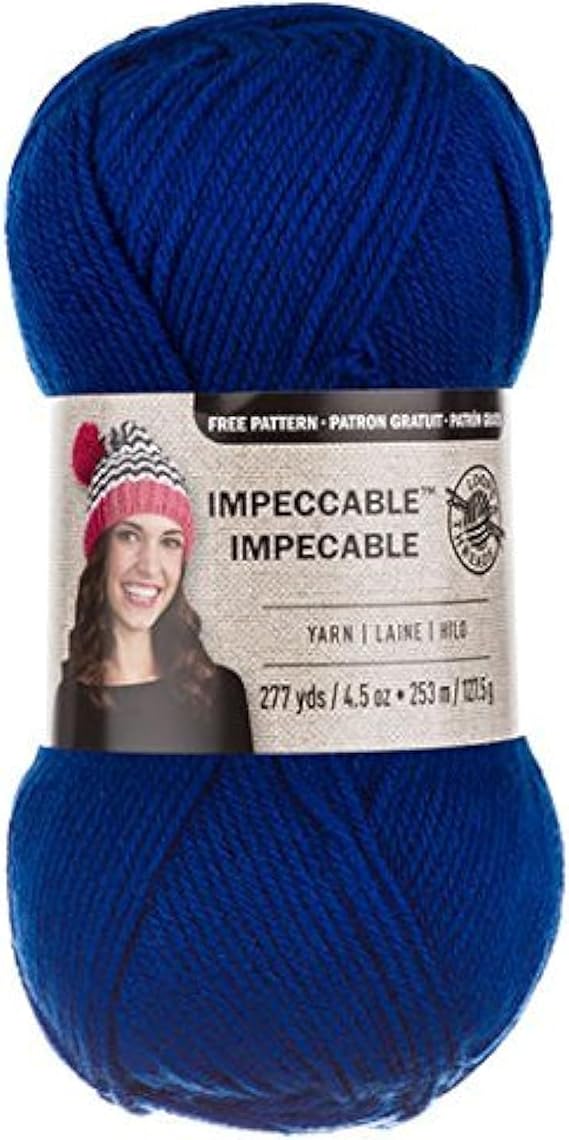 Loops & Threads Impeccable Yarn 4.5 oz. One Ball - Royal Blue