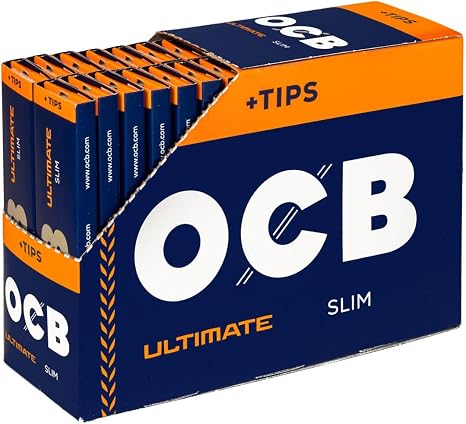 Zigarettenpapier OCB Ultimate Slim mit Filtertips 32 Heftchen à 32 Stück