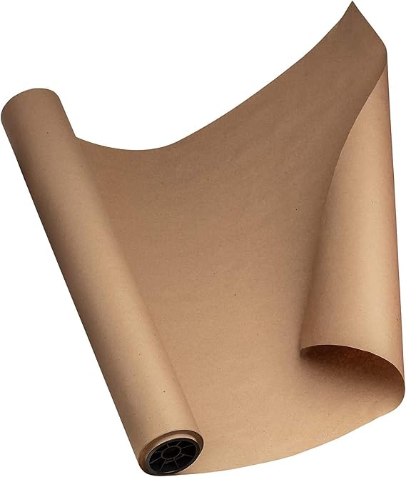SMART BUYS Kraft Paper RollDIY Kraft Paper Roll - Brown Paper, 400mm x 30m - Perfect for Gift Wrapping, Packaging, Kraft, Birthday, Christmas, Mothers Day for Home & Industrial Use (Brown, 01 Roll)