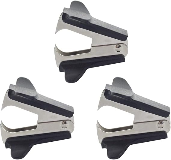 ZZTX 3 Pack Staple Remover Black