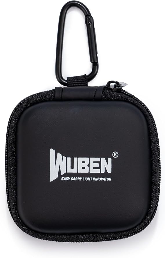 WUBEN G5 Flashlight Holster, EDC Portable Mini Flashlight Pouch, 75*75*30mm | EVA Storage Pouch, Compact Portable Carry Case for EDC Tools, Headphones & Small Accessories (Flashlight Not Included)