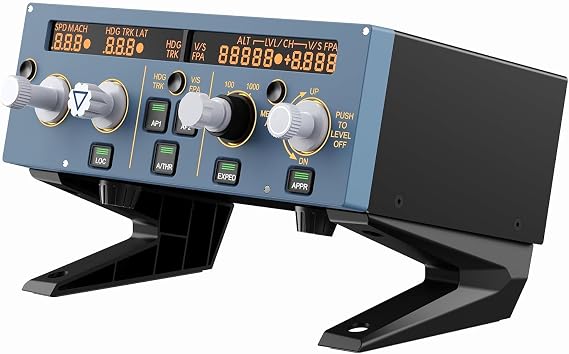 Domestic Genuine Product WINGFLEX A320 FCU CUBE Flight Simulation Flight Control Airbus A320 Flight Simulator Authentic Airplane Operation Feel Precise Control Plug & Play Design PC Compatible