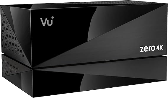 VU+ Zero 4K Combo Cable and Antenna Receiver Premium Complete Package UHD 2160p Includes PVR Kit with 1TB Hard Drive - DVB-C/T2 Hybrid Tuner HDR10 HLG CI+ Slot Linux Enigma2 Black