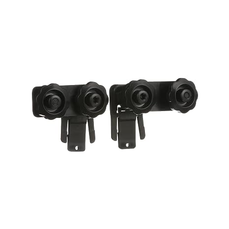 Sellstrom Faceshield Adapter, Slotted, 1 Pair, Balck, S61970