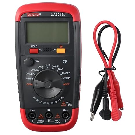 Capacitor Pro Tester 0.1pF - 20000uF Professional with LCD Backlight Professional Capacitor Tester Digital Capacitance Meter Matching Capacitors
