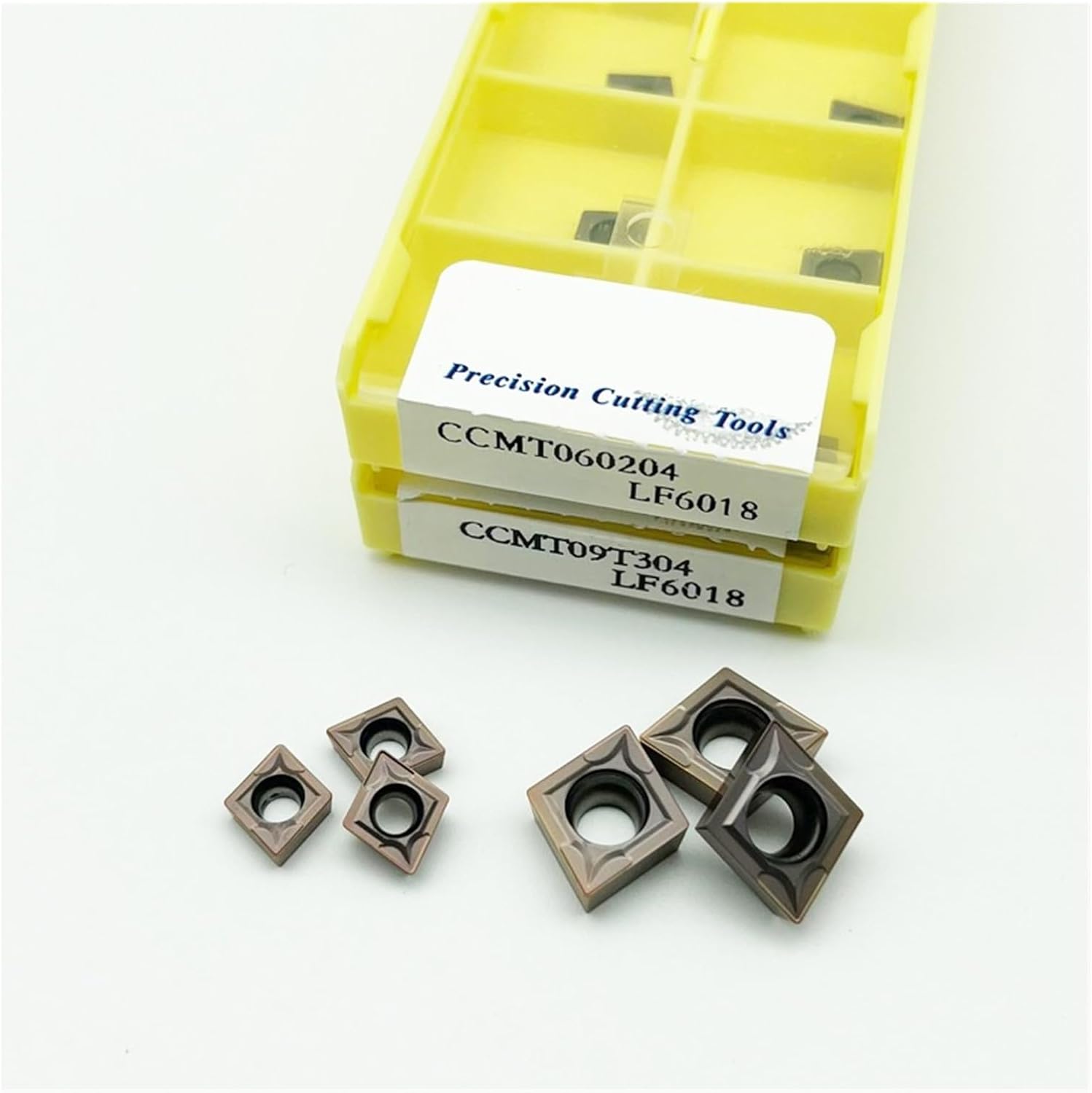 Turning Inserts Carbide Insert Cutter CCMT060204 CCMT060208 CCMT09T304 CCMT09T308 CCMT120404 CCMT120408 LF6018 CNC Lathe Turning Tool100PCS,LF6018_CCMT120408