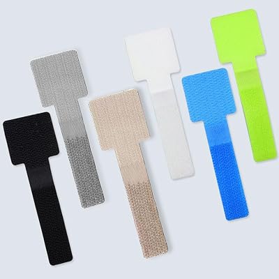 Cable Straps that can be fixed, 50 pcs 3.5X1.1 inches, for data line management and cable management, etc.Yellow,Black,White,Grey Brown