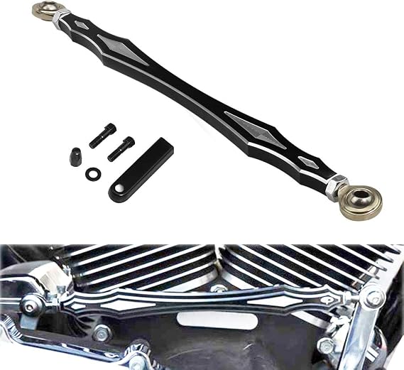 Black Shift Linkage Gear Shifter Linkage for Harley Touring Road King Electra Glide Street Glide Softail Dyna 1980-2024