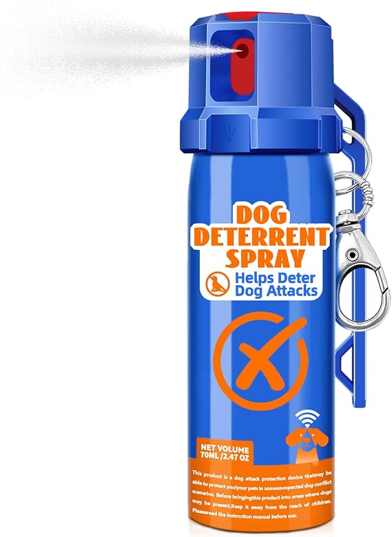 Dog Deterrent Spray, Citronella Repellent for Dogs 70ml (2.37Oz) Each | Humane Dog Deterrent Spray, Citronella Spray Dogs to Deter Animals & Outdoor Use Ideal for Walking & Jogging