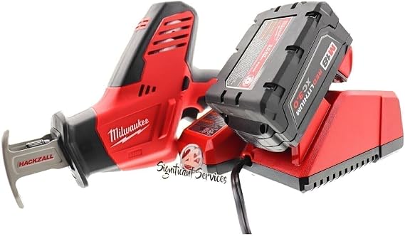 Milwaukee 2625-21 M18 18V Hackzall Cordless One-Handed Reciprocating Saw Kit