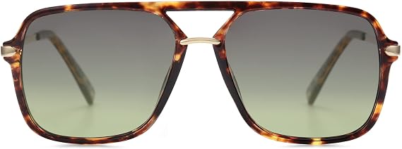 SOJOS Aviator Sunglasses for Women & Men, Square, Polarized Lens, SJ2229