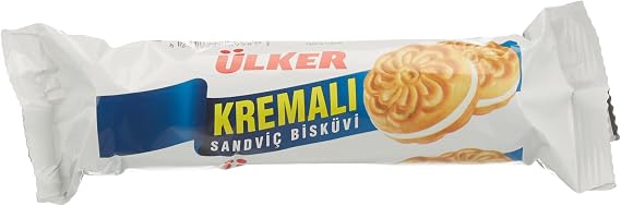 ÜLKER Plain Cream Sandwich Biscuit, 61 Gr
