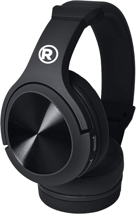 RadioShack Thunder 2 Bluetooth Headphones 8-Hour Playtime, Adjustable Headband Black
