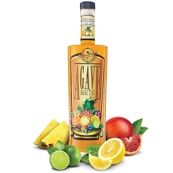Premium Agave Mai Tai Cocktail Mix (750 ml Glass Bottle)