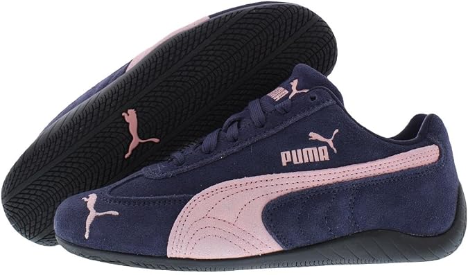 PUMA Womens Speedcat Silver Lace Up Sneakers Shoes Casual - Silver