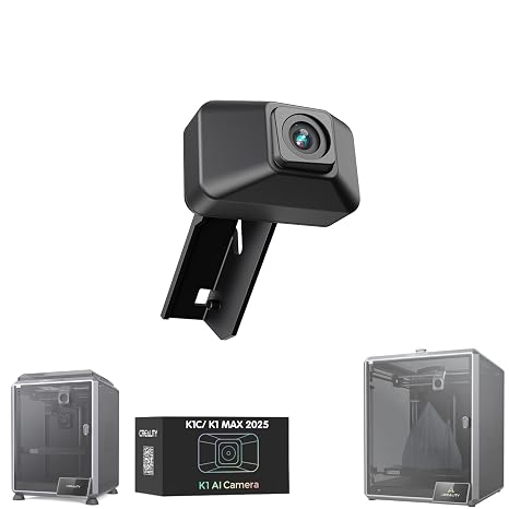 Creality K1 Series-2025 AI Camera for K1C/K1 MAX 2025, HD Quality AI Detection & Time Lapse Shooting, Easy to Install 3D Printer Accessories