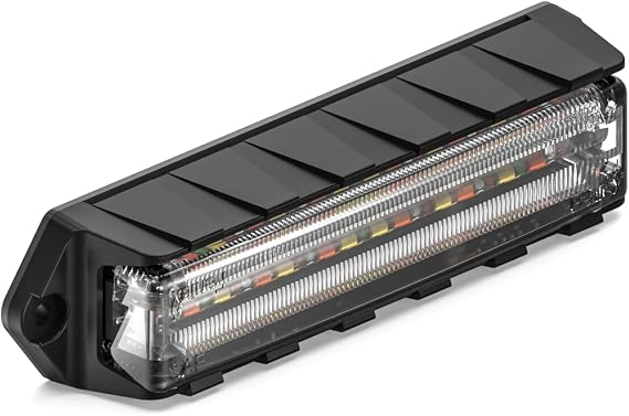 Feniex Q-Surface Mount | 2-Wire Serial Connection | 5 Colors in One (Red-Blue-Amber-White-Green) | 27 LEDs, Super Bright 3 Watt LEDs, SAE Class 1