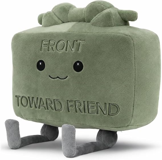 Seymour the Claymore - Friendliest Anti-Personnel Mine Plushie from Battle BuddiesTM - Kawaii Pillow Stuffed Clay Cushion Tactical Plush