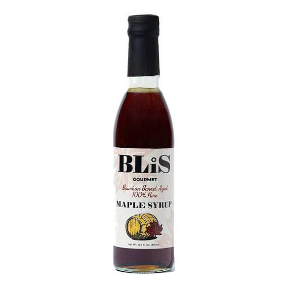 BLiS Bourbon Barrel Matured Pure Maple Syrup, 12.7 Fluid Ounce
