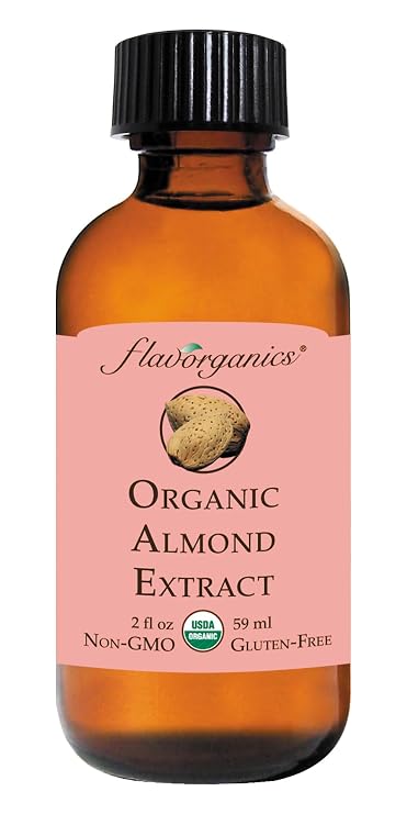 Flavorganics Organic Almond Extract, 2 Ounce Bottle