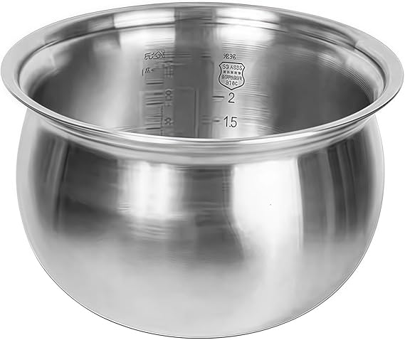 316 Stainless Steel Pot Liner Compatible For Supor Replacement Inner Pot 5L Ball Pot CYSB50YC21Q-100 Electric Pressure Cooker Replacement Inner Pot Electric Rice Cooker Container Replacement Inner Pot