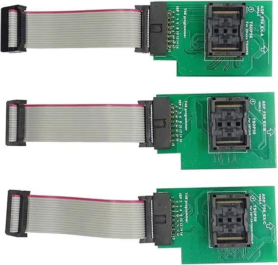 ljhnba Professional TSOP56 Socket Adapter for T48 Programmer Burners Block High Precise Connection and Easy Installation