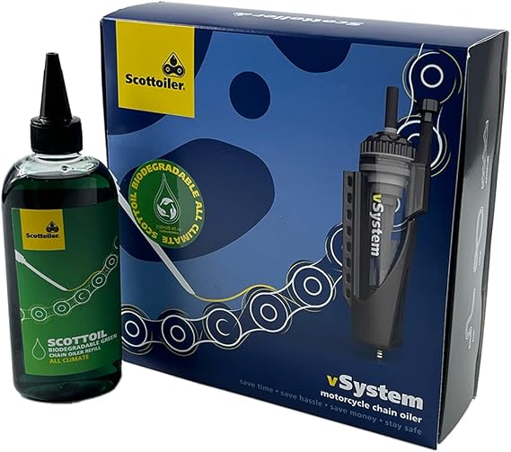 Scottoiler vSystem Automatic Motorcycle Chain Lubrication System - Parent (Green)