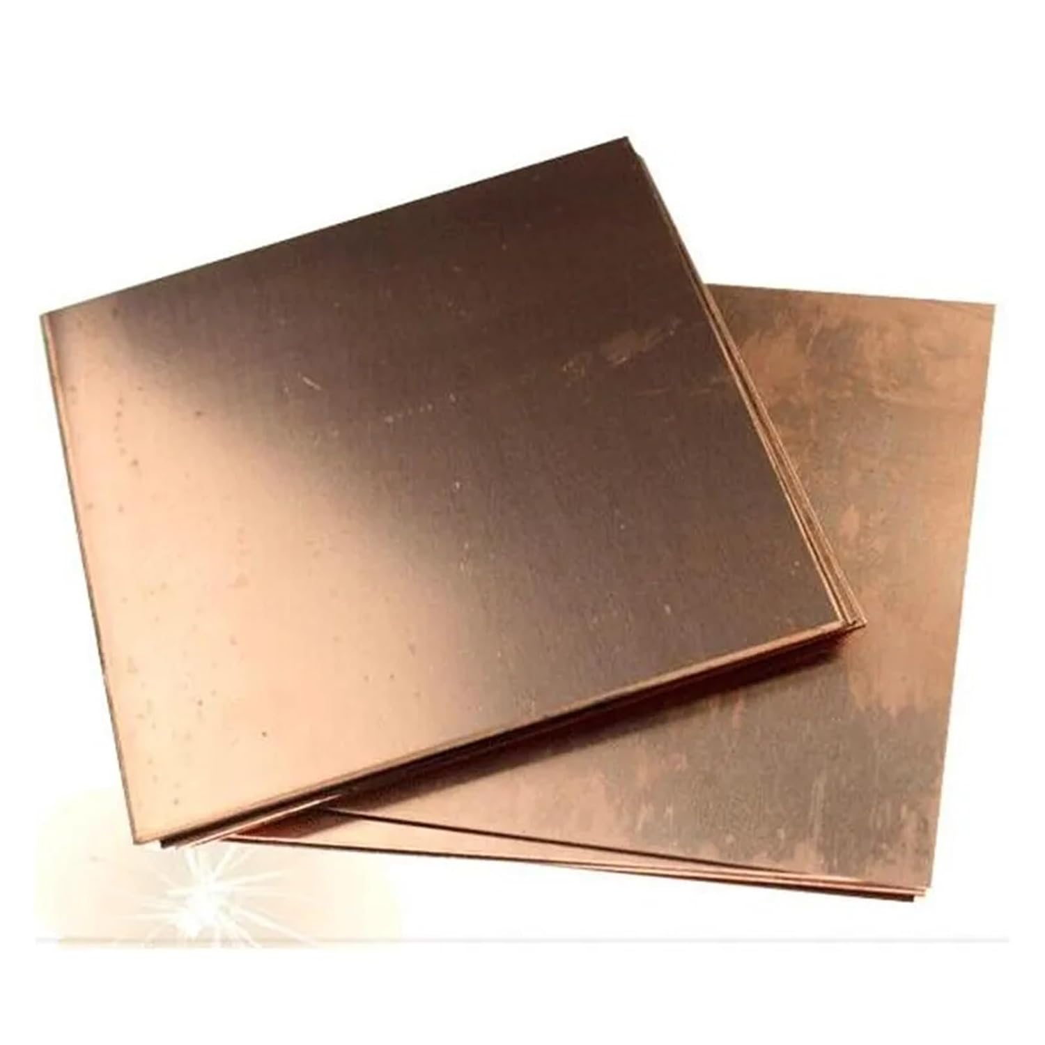 1pcs thickness 0.3-8mm 100x100mm purity copper metal sheet plate mechanical behavior color: copper size: 0.4x100x100mm