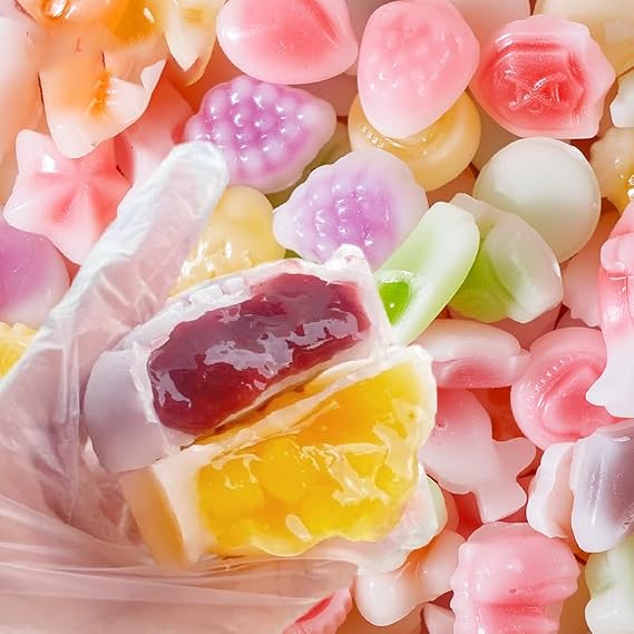 GLEAMETT Wax Bottle Candy - Individually Wrapped Chewy Candies, 9 Flavor Mix, Retro Nostalgic Treat, Novelty Candy for Kids Parties and Goodie Bags,9.5oz