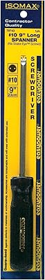 Eazypower 79743 1-Pack #10 Spanner Security Isomax 9-inch Screwdriver fits Snake Eye Screw