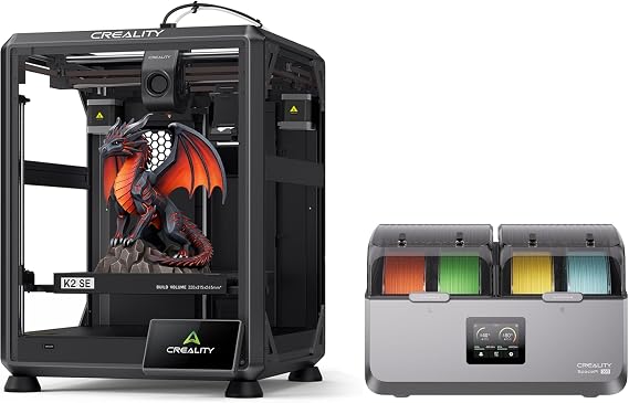 Creality K2 SE 3D Printer Bundle with Space Pi X4 Filament Dryer Box