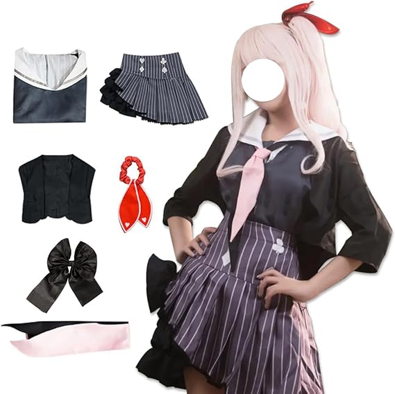 Women Costume Dress Outfit Halloween Full Set