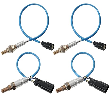 4PCS Oxygen O2 Sensor Upstream Downstream Compatible with 2011-2015 Ford Escape Explorer F150 Flex Mustang, Lincoln MKS MKT MKZ, Mercury Mariner Milan 3.0 3.5L 3.7L Replace 234-5038 234-4490(No Turbo)