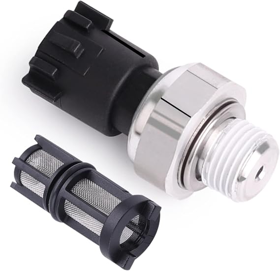 12621234 Fuel Injection Pressure Sensor with Screen Filter Compatible with Buick,Cadillac,Chevrolet,GMC,Pontiac,Saab,12368389,12585328,12596951,12621234,12673134,.