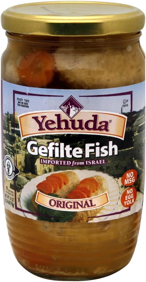 Yehuda Gefilte Fish Original, 24 Ounce (Pack of 12)